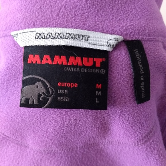 MAMMUT Women's Tecnopile Purple Full Zip - Picture 8 of 8